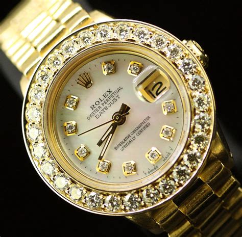 rolex diamond bezels for sale